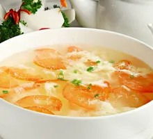 Tomato Egg Drop Soup