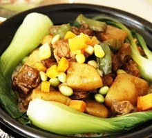 Pork Spare Ribs and Potato Baozi Rice