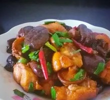 Stir-fried Chicken and Mushroom Baozi Rice