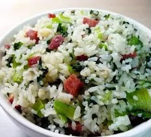 Salted Pork and Vegetable Rice