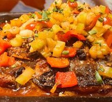 Stinky Bean Sauce Grilled Fish