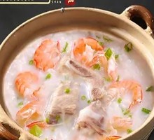 Pork Rib and Shrimp Congee