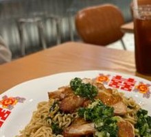 Scallion Oil Chicken Cutlet Noodles