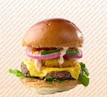Grilled Pineapple Beef Burger