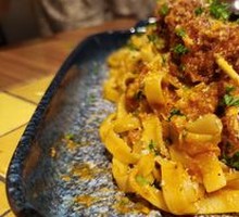 Meat Skewer Pasta