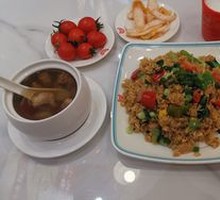 Fried Rice with Pork Rib Soup