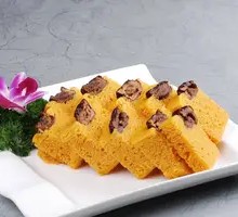 Pumpkin Steamed Sponge Cake