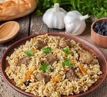 Beef Offal Fried Rice with Eggs