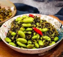 Salted Vegetable and Edamame