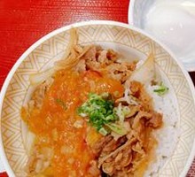 Hot Spring Egg Beef Bowl