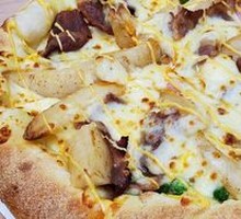 Teriyaki Beef and Potato Pizza