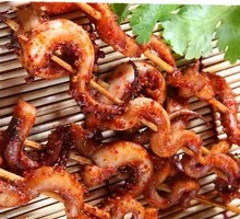 Grilled Squid Tentacles