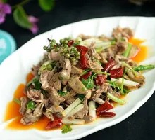 Stir-Fried Chicken Offal Rice Bowl
