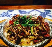 Spicy Squid Noodles with Rice