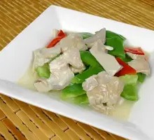 Green Pepper Pig's Trotter Slices