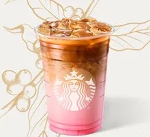 Strawberry Flavored Powder Coconut Latte
