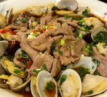 Clam Stir-fried Pork Liver