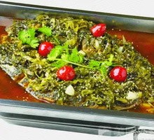 Special Pickled Vegetable Roast Fish