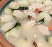 Steamed Bok Choy in Soup