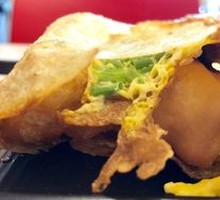 Egg Pancake with Fried Dough Stick