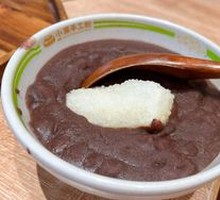 Fried Rice Cake with Red Bean Paste