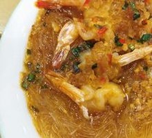 Garlic Shrimp with Rice Noodles