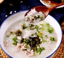 Century Egg and Pork Porridge