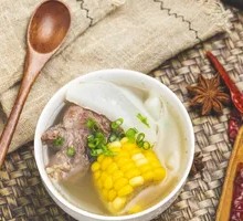 Corn and Radish Pork Rib Soup