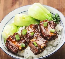 Braised Pork Ribs with Rice