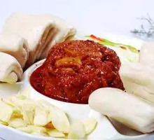 Vegetable Rice with Steamed Pork Spare Ribs and Clear Soup