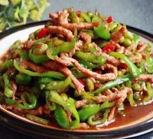 Bean Curd Noodles with Pork and Edamame