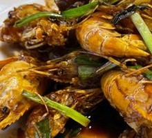 Autumn Lotus Oil-Braised Shrimp