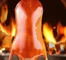 Charcoal-Grilled Persimmon Duck