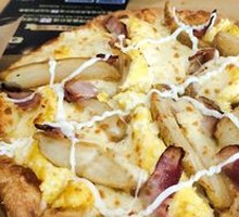 American-style Bacon & Potato Pizza