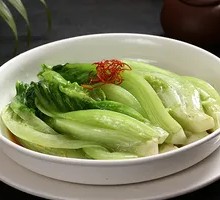 Boiled lettuce
