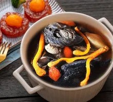 Single-portion Bird's Nest Mushroom Chicken Soup