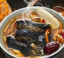 Wild Mushroom Simmered Black Chicken Soup