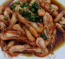 Oil-Drizzled Soy Sauce River Shrimp