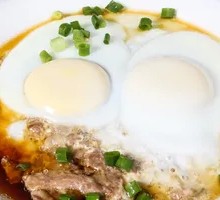 Minced Pork Steamed Egg