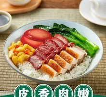 Char Siu and Roast Pork Rice