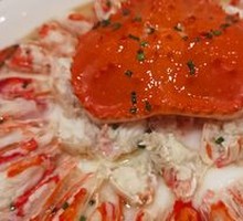 Egg White Steamed Red Crab