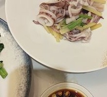 Steamed Fresh Squid