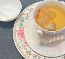 Bamboo Sponge and Free-range Chicken Soup