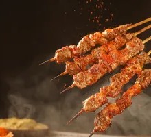 Freshly Skewered Lamb