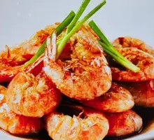 Stir-Fried Shrimp with Scallions