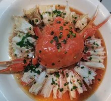 Steamed Long-legged Crab with Meat and Rice