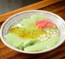 Matcha Ice Tofu Pudding