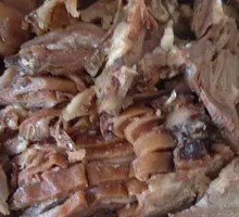 Steamed and Sliced Lamb Head