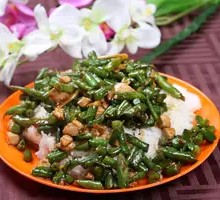 Stir-fried Pork with Kidney Beans