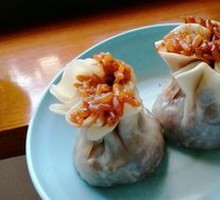 Salted Egg Yolk Pork Floss Dumpling